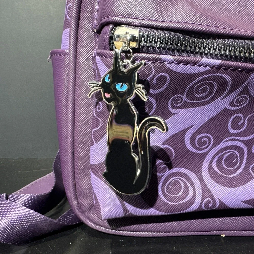 Bioworld Coraline Button Eye Face Purple Mini Backpack - Excellent Condition‎